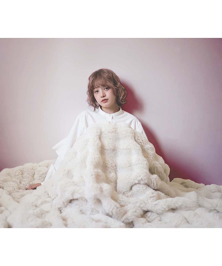 WEB限定】VAGUEもこもこ雲の上ブランケットBIG | Bleu Bleuet（ブルー