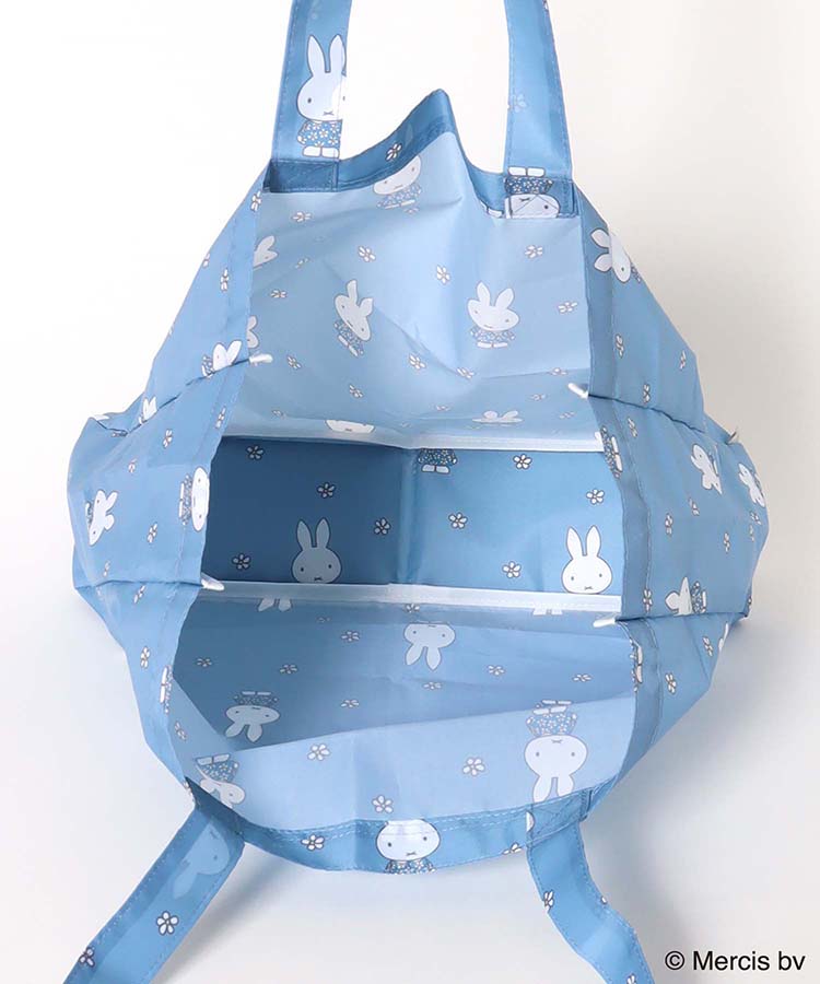 MIFFY BLUE FLOWERショッピングバッグM ミッフィー | Bleu Bleuet