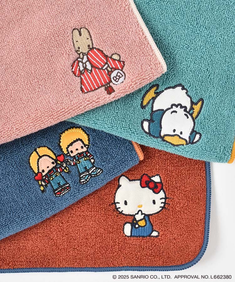 レトロサンリオキャラクターズミニタオル ミニタオル ハンカチ