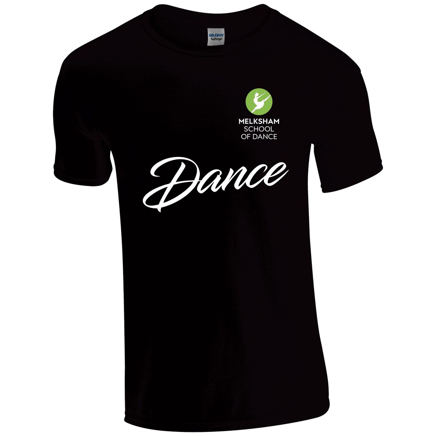 Melksham School Of Ballet, Tap & Dance - Adult's Black T-Shirt