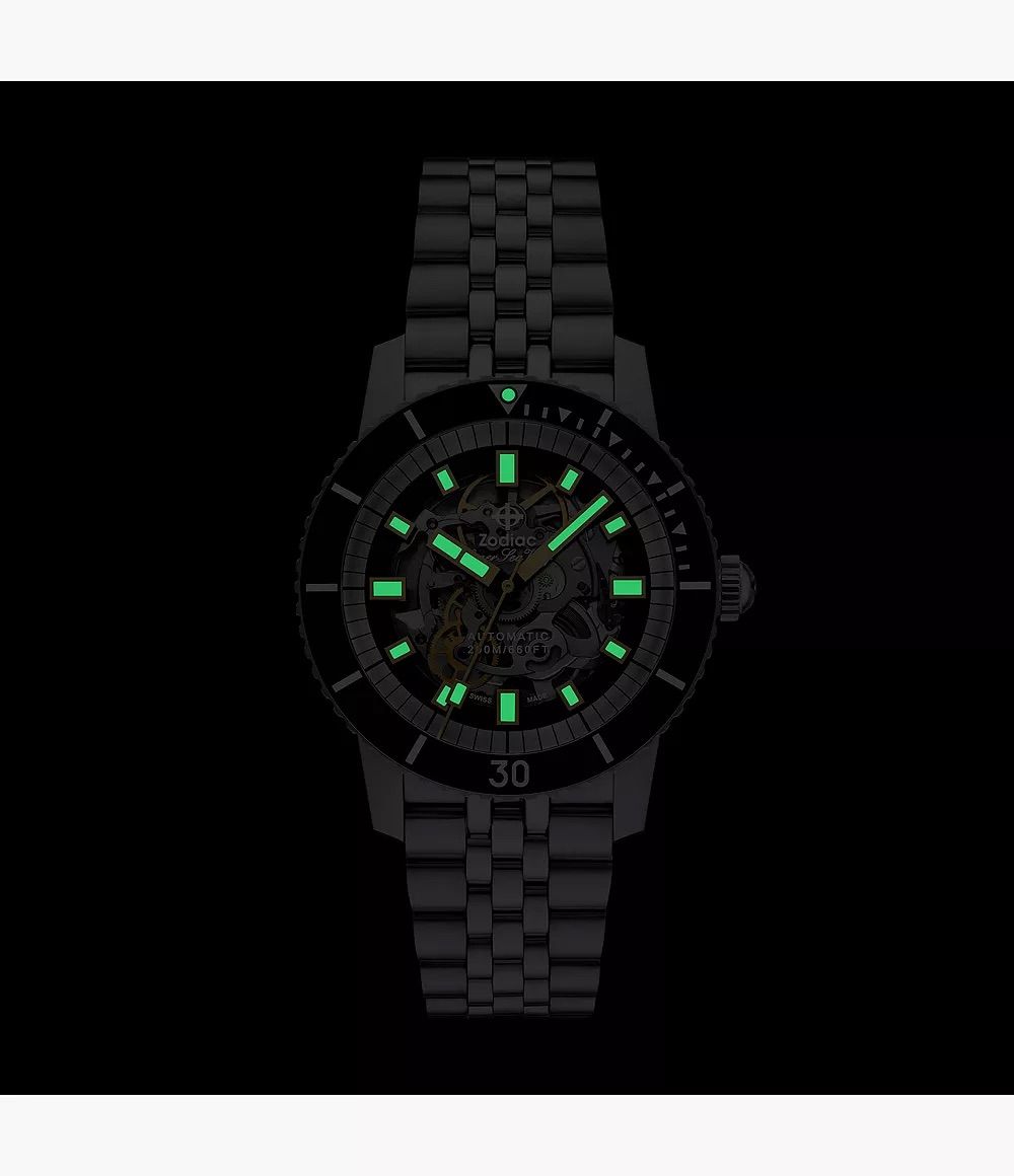 Zodiac ZO9319 Super Sea Wolf Compression Diver Skeleton