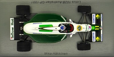 ミニカー Lotus 102B Australian GP 1991 1/43 Lotus 102B Australian