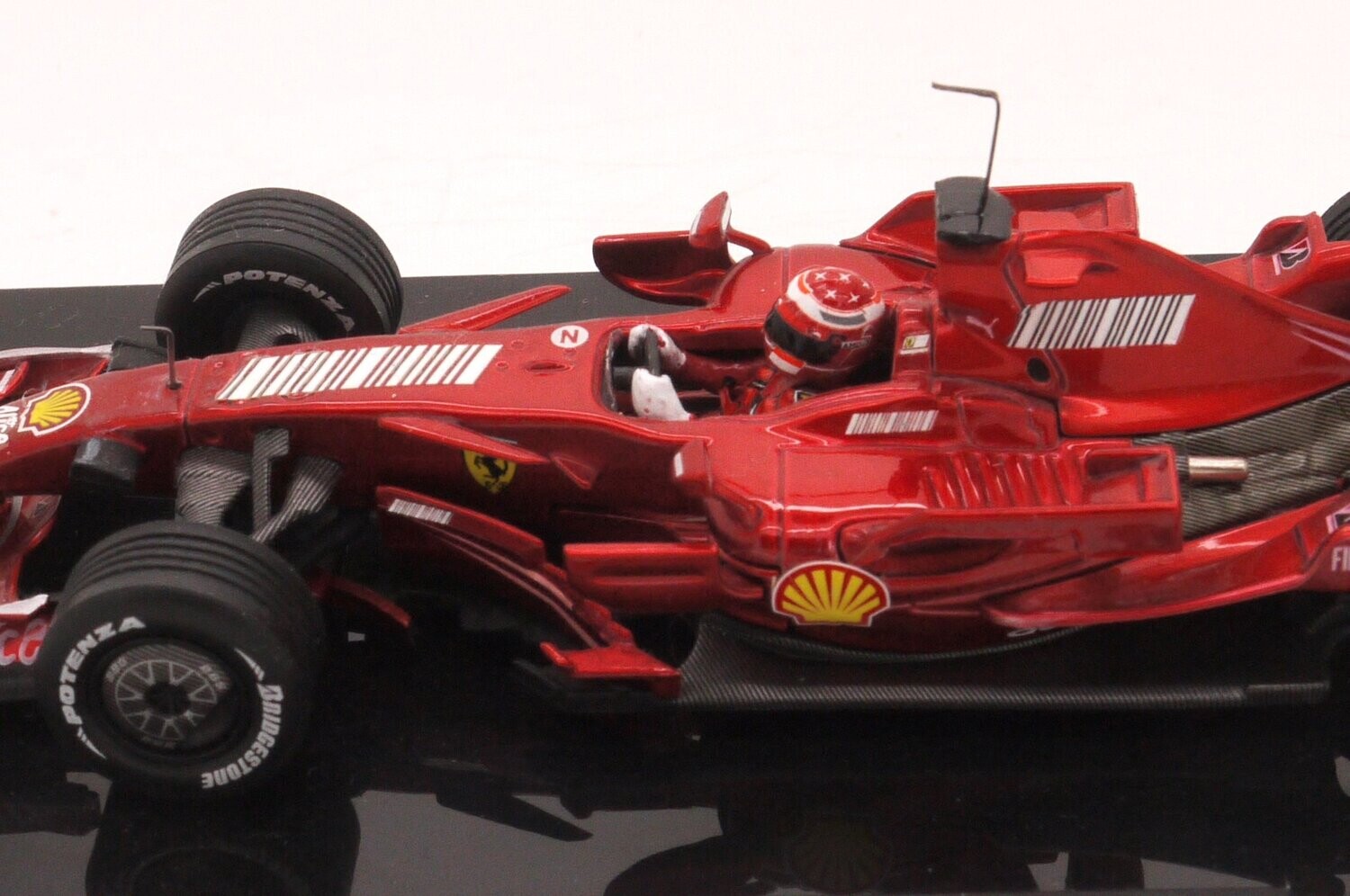 2007 Hot-Wheels Elite Marlboro Barcode Ferrari F2007 M Schumacher