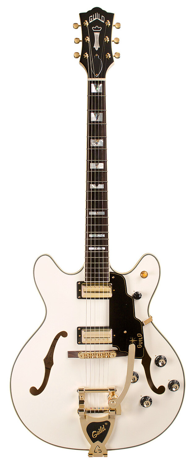 Guild Starfire VI - Snow Crest White - Semi Hollow Body Electric