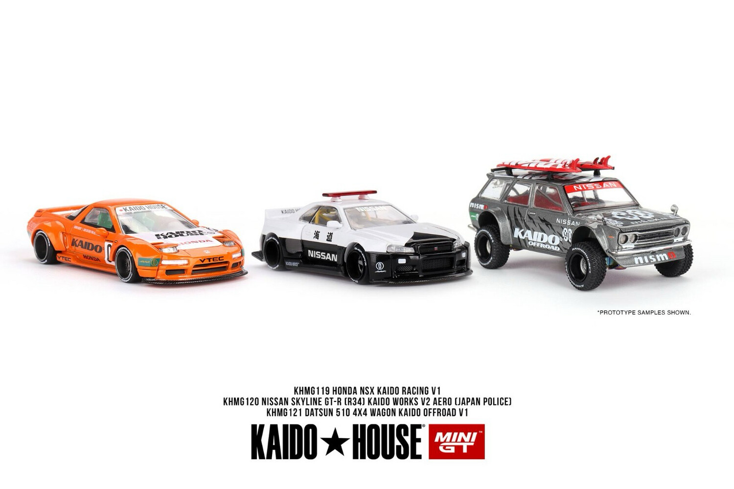 KAIDOHOUSE Nissan Skyline GT-R R34 Kaido Works (V2 Aero) Police