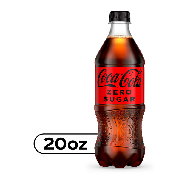 Coca Cola Zero Sugar Soda Bottle Same-Day Delivery or Pickup