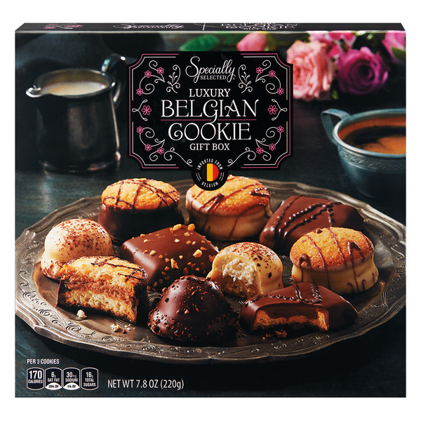 Specially Selected Luxury Belgain Cookie Gift Box Same-Day