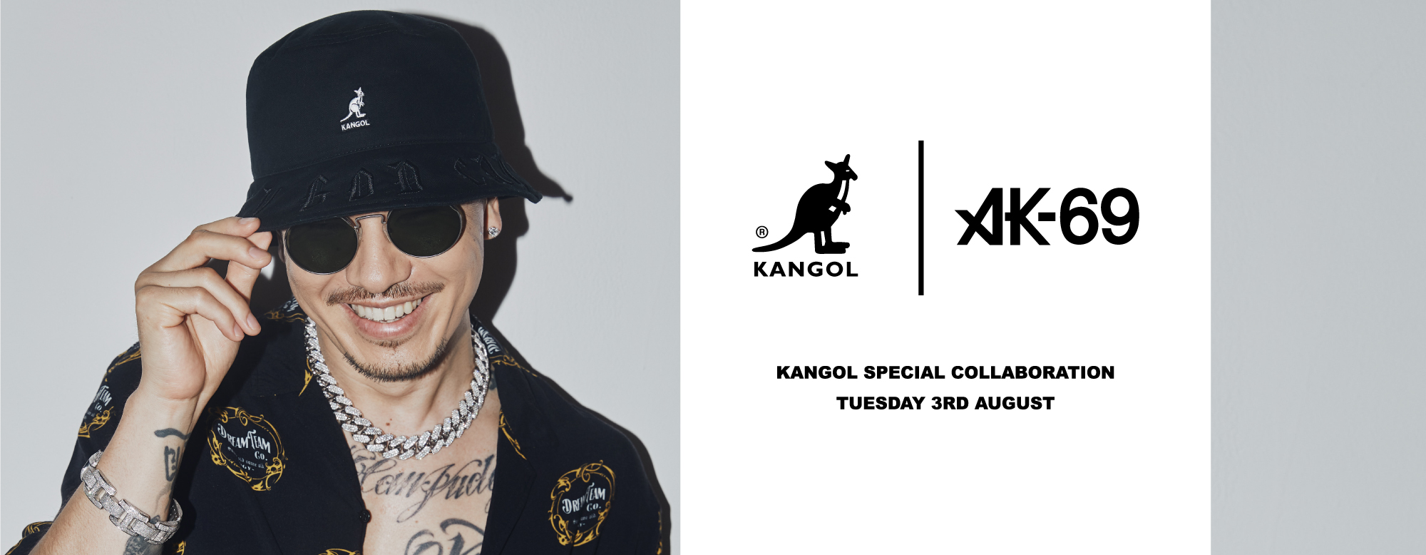 AK-69 エーケーシックスティナイン バケットハット バケハ KANGOL