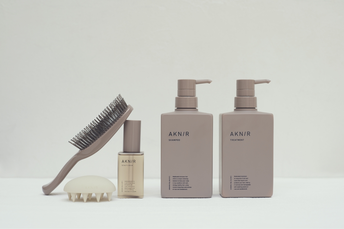 AKNIR シャンプートリートメント詰め替え4個&スカルプセラム 2個