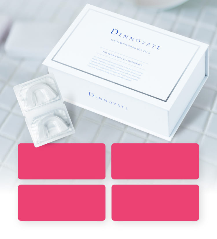 DENNOVATE - ディノベート - TEETH WHITENING GEL PACK ホワイトニング