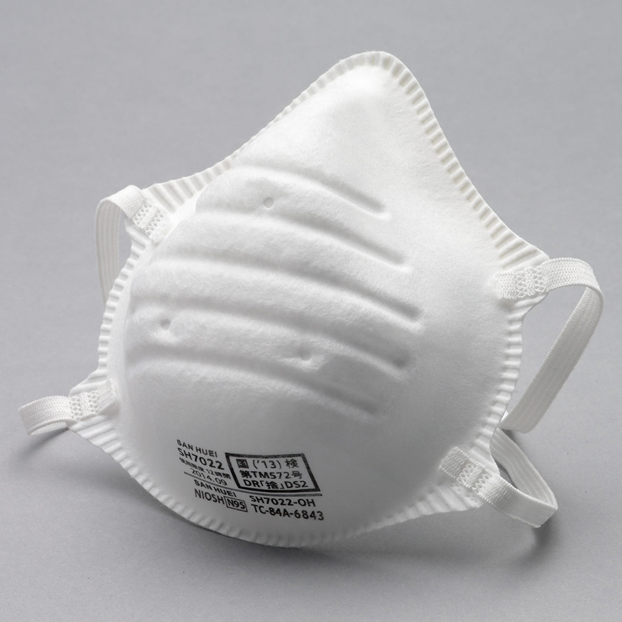 使い捨て防じんマスク SH7022 DS2／N95 オーバーヘッド