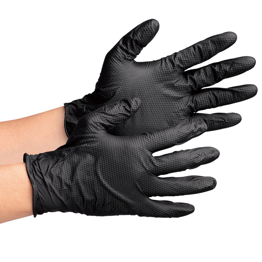 ニトリルゴム製手袋 No．1100R メカニックグローブ M 50枚