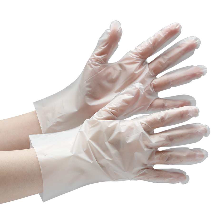 ポリエチレンディスポ手袋 ベルテ591 クリア SS 5000枚