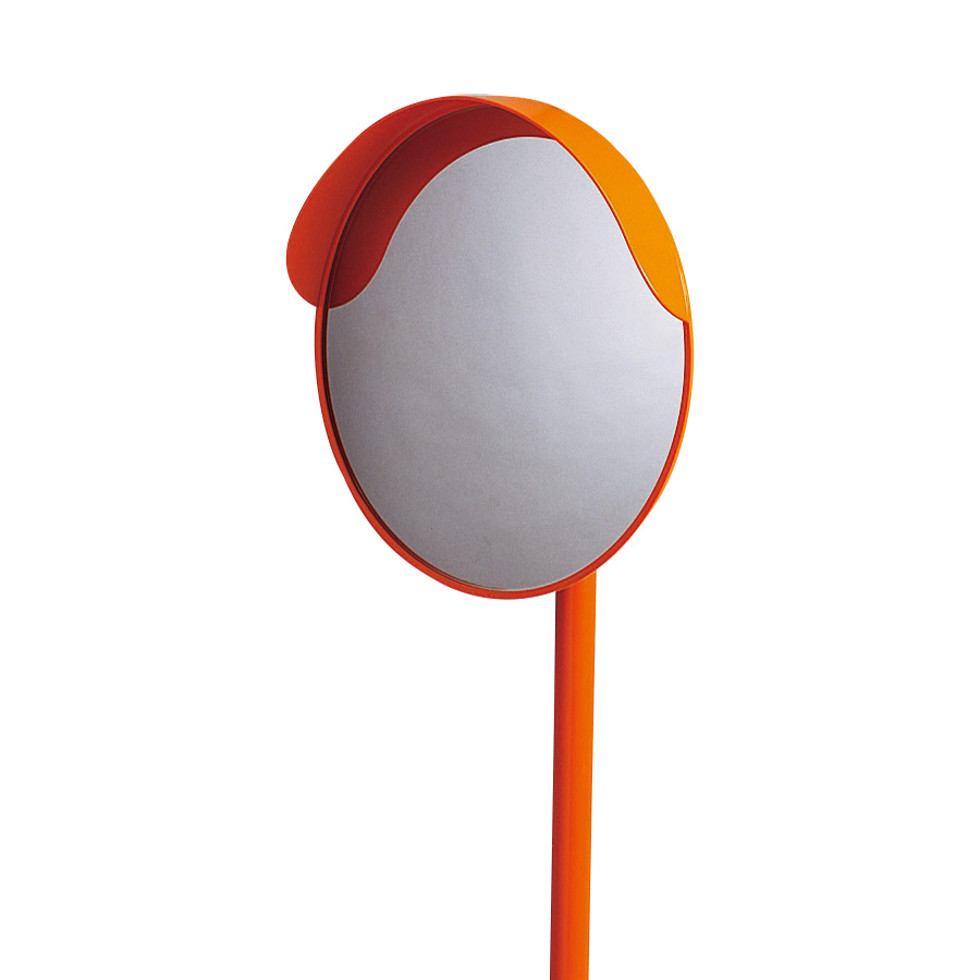 小型カーブミラー 丸S30（ポール付） 276190 | 【ミドリ安全