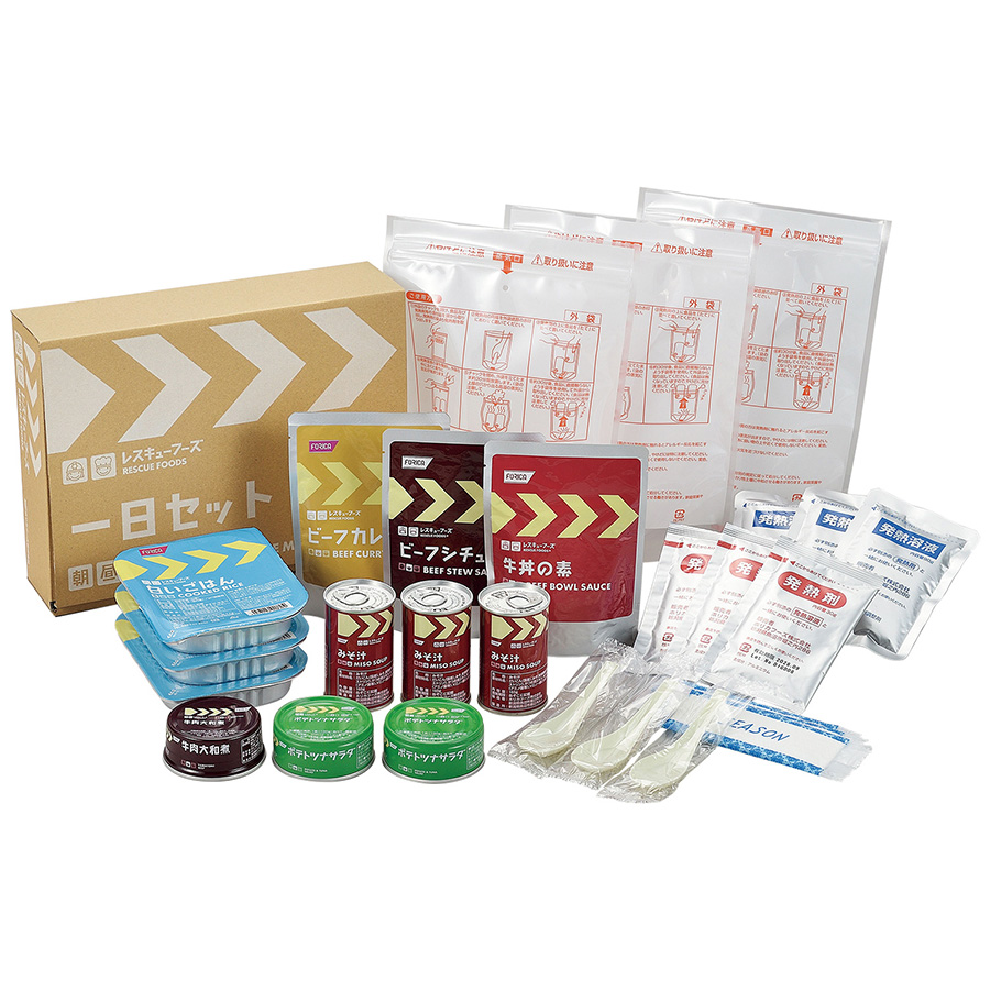 レスキューフーズ 一日セット カロリーアップ 6セット | 【ミドリ安全