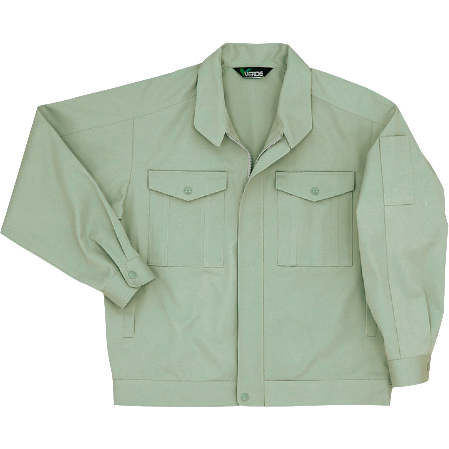 E／Cジャンパー G386 上 ライトグリーン| 作業服・作業着
