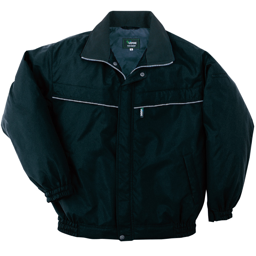 軽量防風防寒ブルゾン M3149 上 ブラック| 作業服・作業着