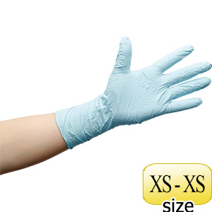 ニトリルグローブ ピュアゼロHG3 ライトブルー S／L 3000枚入