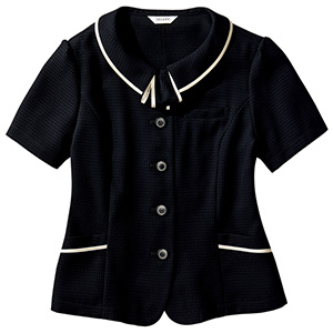 オーバーブラウス AJ0836－8 ネイビー （5～21号