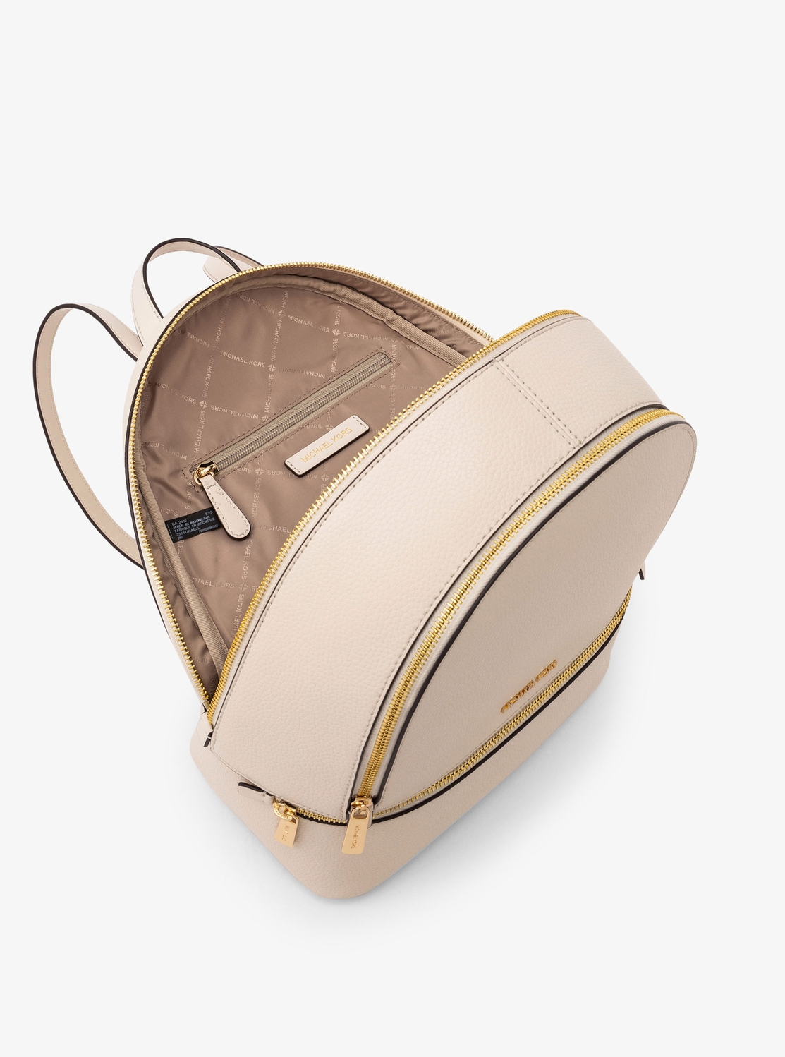 公式アウトレット】RHEA ぺブル レザー ジップ バックパック