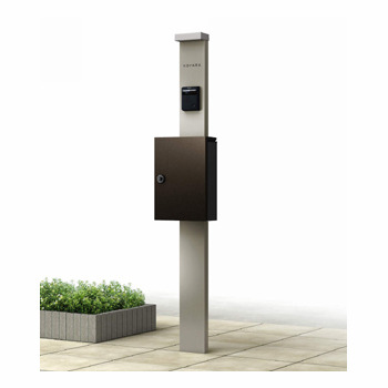 KI05228へ集約】YKK AP シンプレオ1型（照明あり）プラチナステン