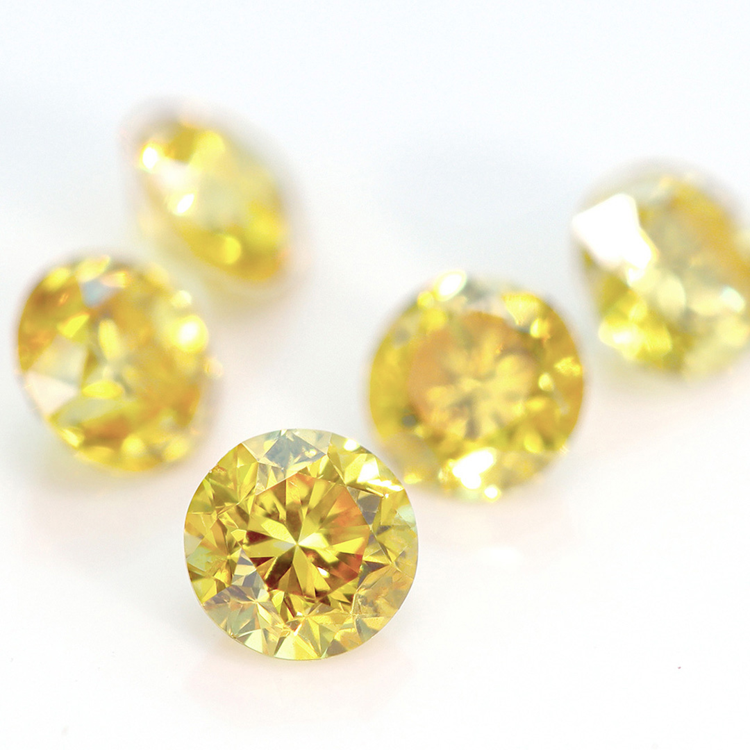 ビズー公式】イエローダイヤモンド K18(18金) PTリング トロワ | 希少