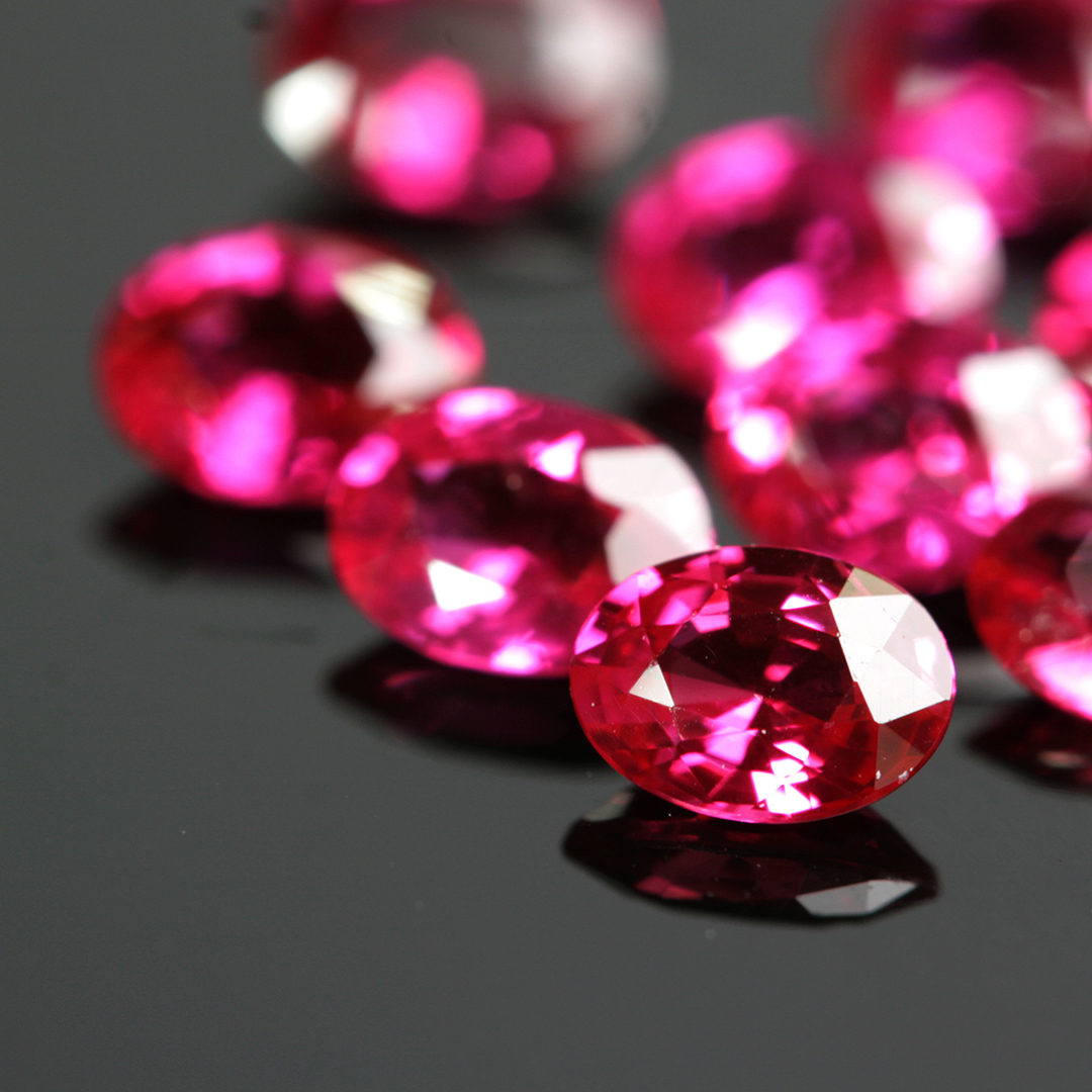 ビズー公式】ルビー ダイヤモンド K18(18金) リング フラヴィ | 希少石