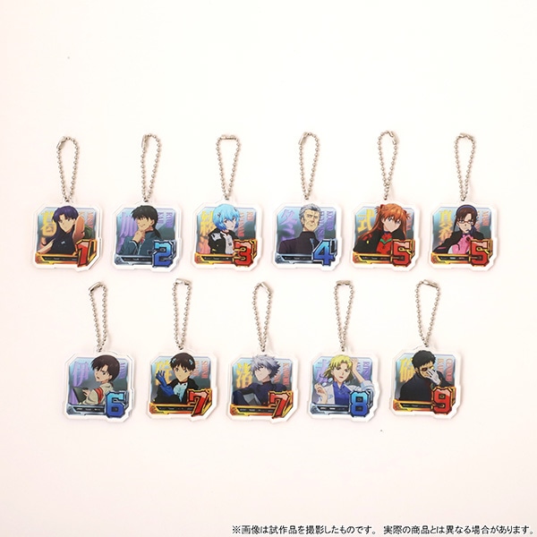 エヴァンゲリオン アクリルキーホルダー／通常図柄（3・綾波レイ