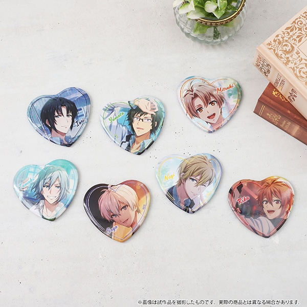 アイドリッシュセブン（原作版） ハート型キャラバッジコレクション WD