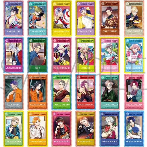 A3! チケコレ Vol.3: キャラグッズ｜ムービック（movic）