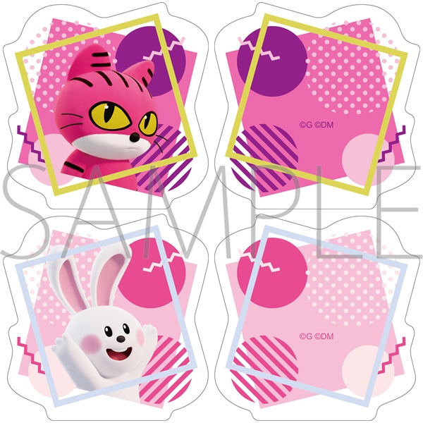 たべっ子どうぶつ THE MOVIE アクリルクリップセット／Cねこちゃん