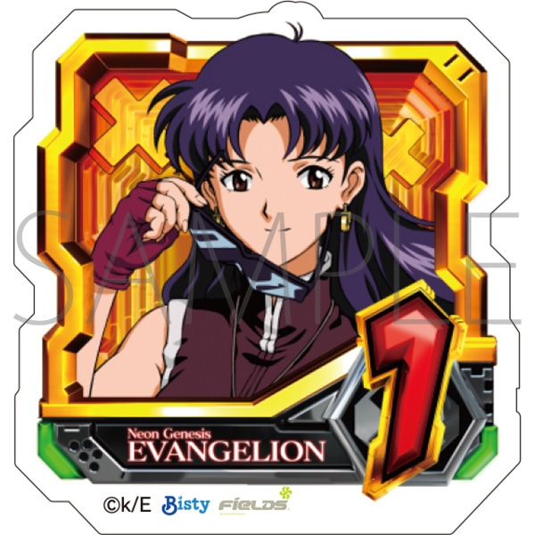エヴァンゲリオン ダイカットステッカー/通常図柄(1・葛城ミサト