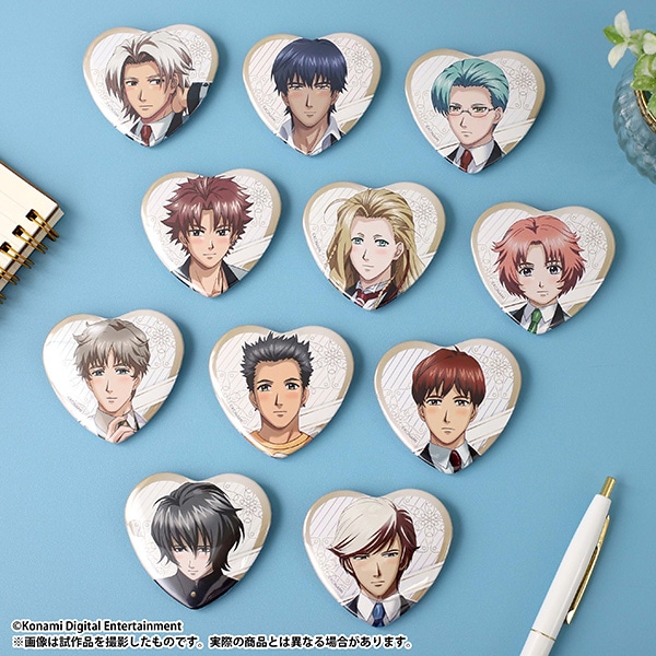 ときめきメモリアル Girl's Side ハート形キャラバッジコレクション