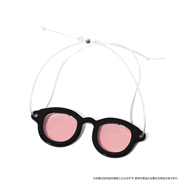 Petit la vie サングラス ブラック×ピンク ぬいぐるみ用: キャラグッズ