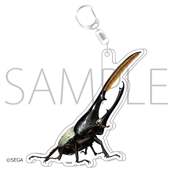 甲虫王者ムシキング アクリルキーホルダー ヘルクレスリッキーブルー