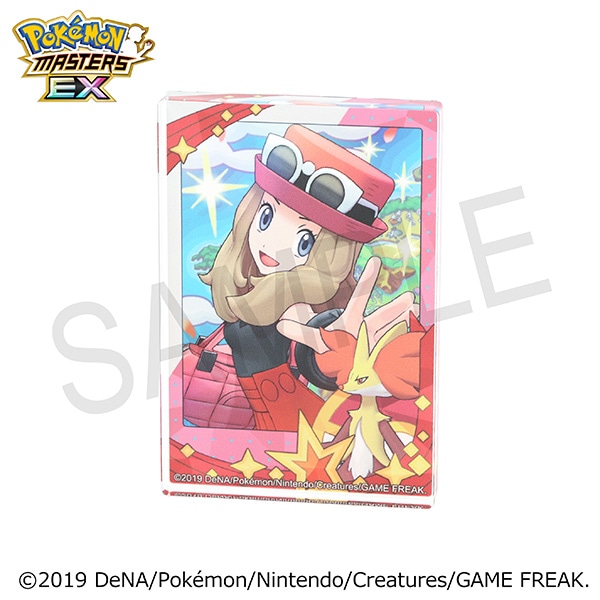 ポケモンマスターズ EX』 メモリアルフォト ミニアクリルブロック