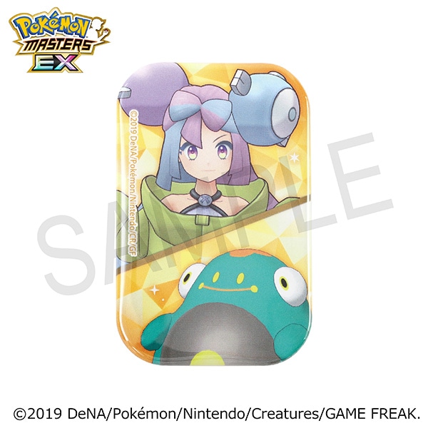 ポケモンマスターズ EX』 スクエア缶バッジ／ナンジャモ＆ハラバリー