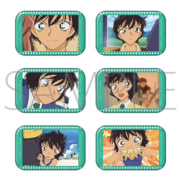 名探偵コナン スクエア缶バッジコレクション／世良真純: キャラグッズ