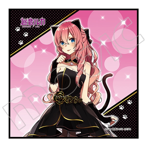 初音ミクシリーズ マイクロファイバークロス 朝顔みのる キャット