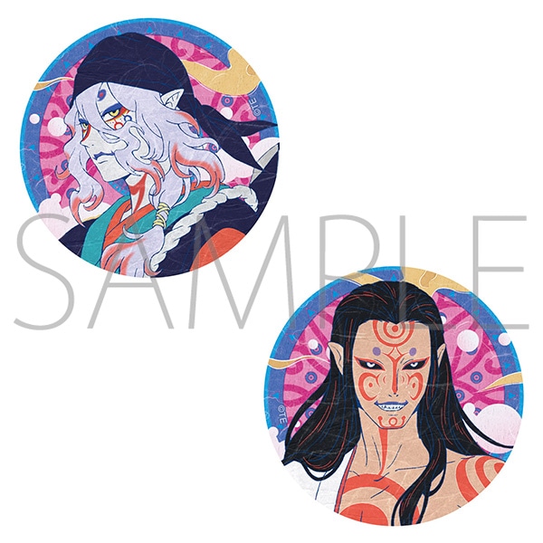 劇場版モノノ怪 第二章 火鼠 缶バッジセット（アニメイト描き下ろし