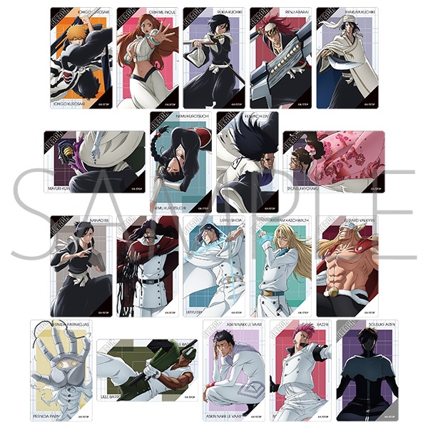 BLEACH 千年血戦篇 トレーディングクリアカード: キャラグッズ