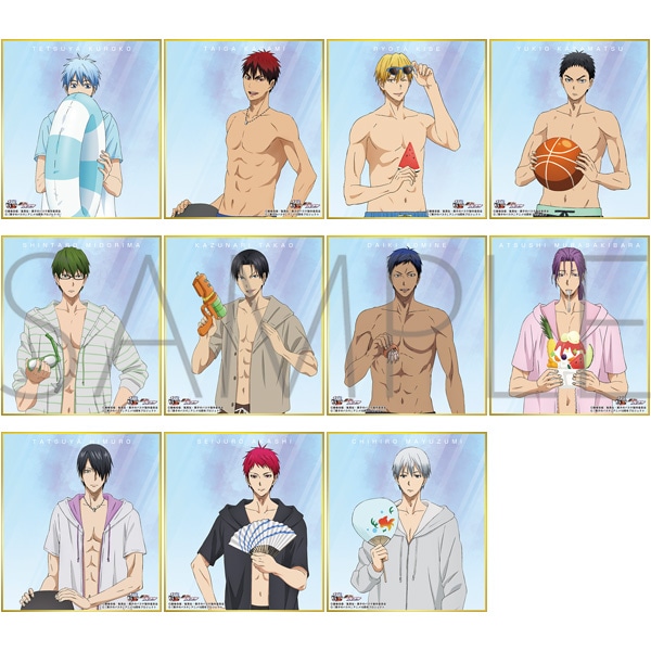 黒子のバスケ ミニ色紙コレクション 水着: キャラグッズ｜ムービック