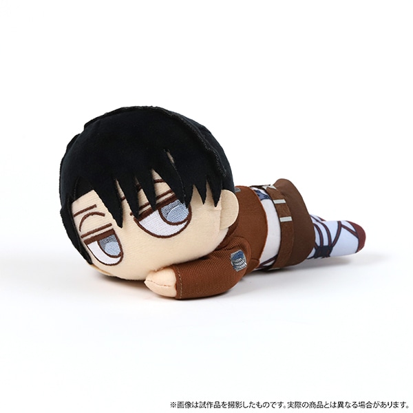進撃の巨人 ぬいぐるみキーホルダー リヴァイ だるぬい: キャラグッズ