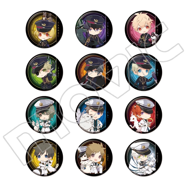 ツキウタ。 キャラバッジコレクションランダム3個セット 全12種