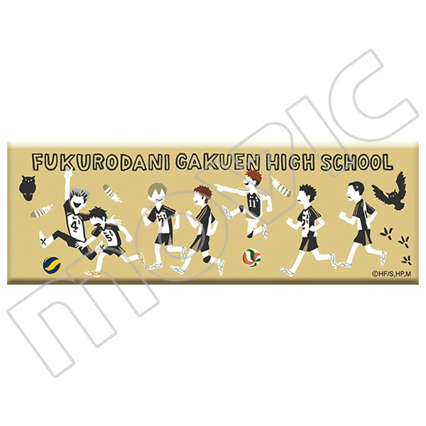 ハイキュー!! TO THE TOP ロング缶バッジ 梟谷学園 ゆるパレット