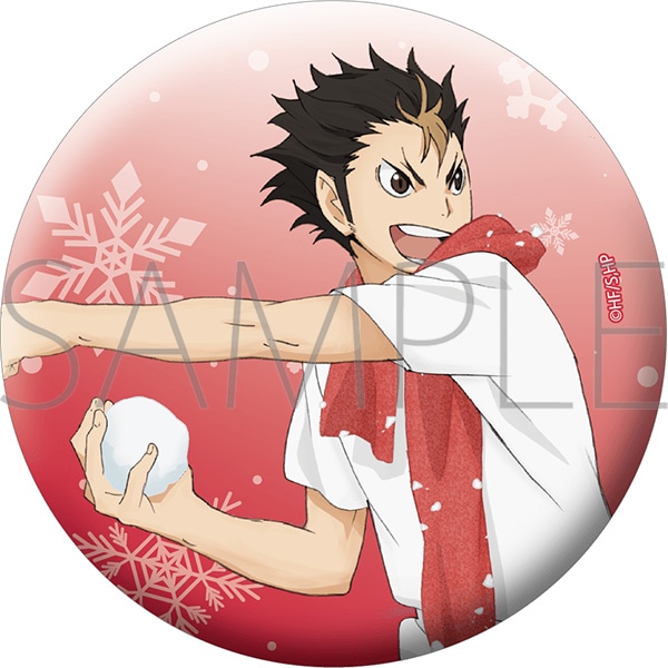 ハイキュー!! グリッター缶バッジ／西谷 夕: キャラグッズ｜ムービック