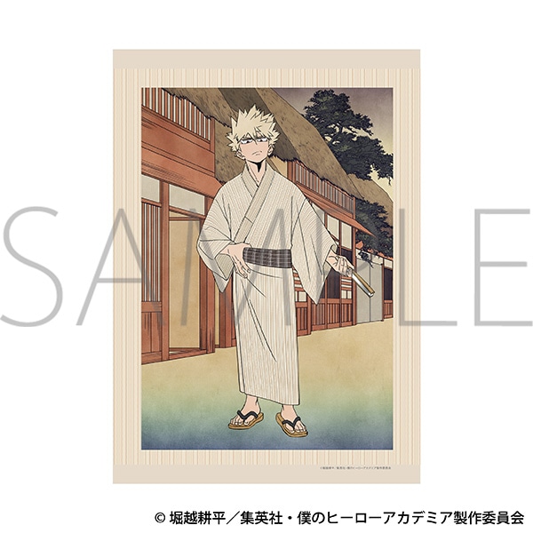 僕のヒーローアカデミア 布ポスター／爆豪 勝己: キャラグッズ