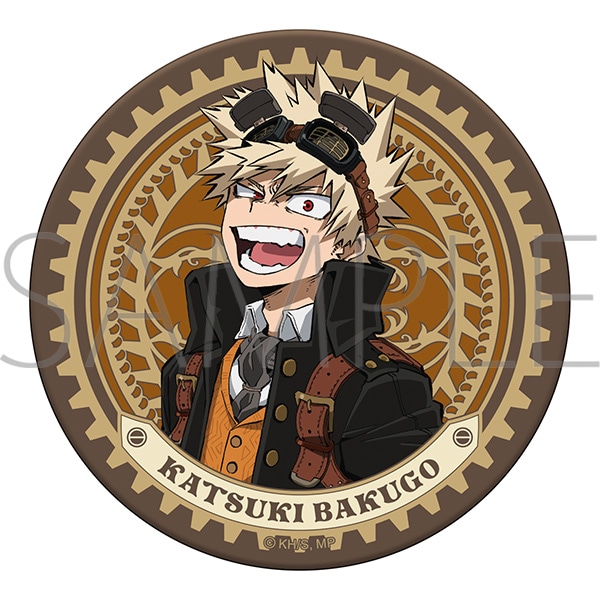 僕のヒーローアカデミア レザーコースター 爆豪 勝己 スチームパンク