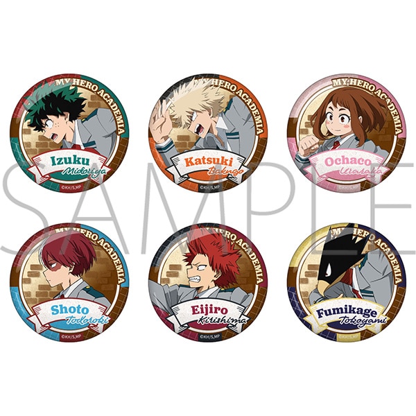 僕のヒーローアカデミア トレーディング缶バッジ: キャラグッズ