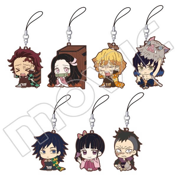 鬼滅の刃 ViVimusラバーストラップコレクション: キャラグッズ